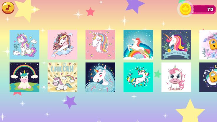 Kawaii Unicorn Jigsaw Puzzles游戏截图