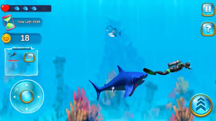 鲨鱼 攻击 生存 游戏游戏截图