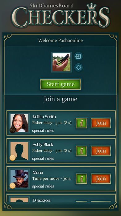 Checkers by SkillGamesBoard游戏截图