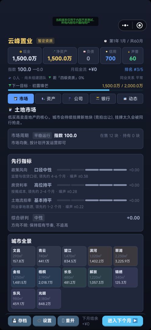黄金地段游戏截图
