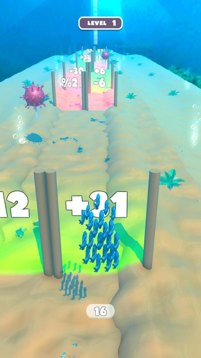 Piranha Fury游戏截图