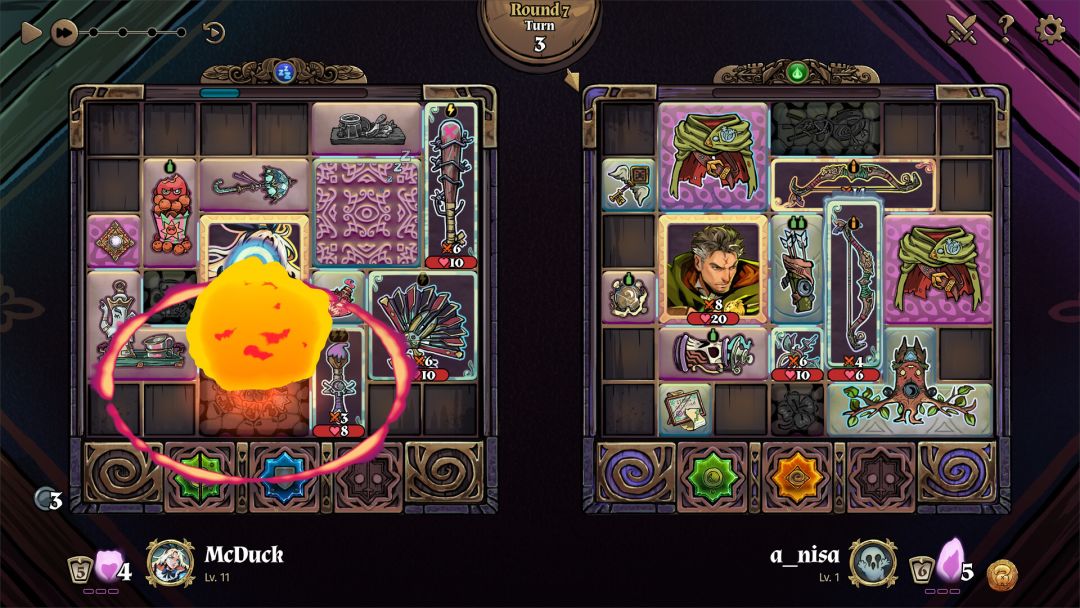 Turnbound - 缚魂棋盘游戏截图