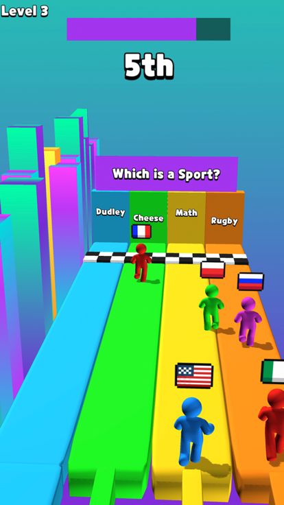 ABC Run - Trivia Racing Fun游戏截图