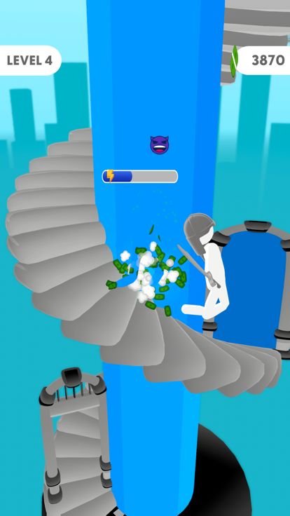 Color Down Stairs游戏截图