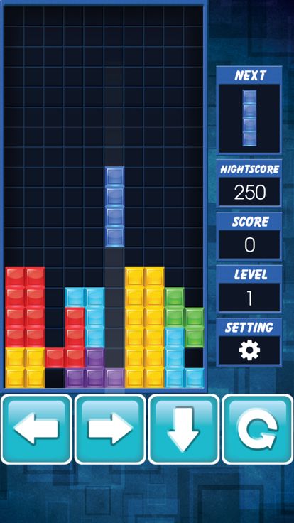 俄罗斯方块 (经典)游戏截图