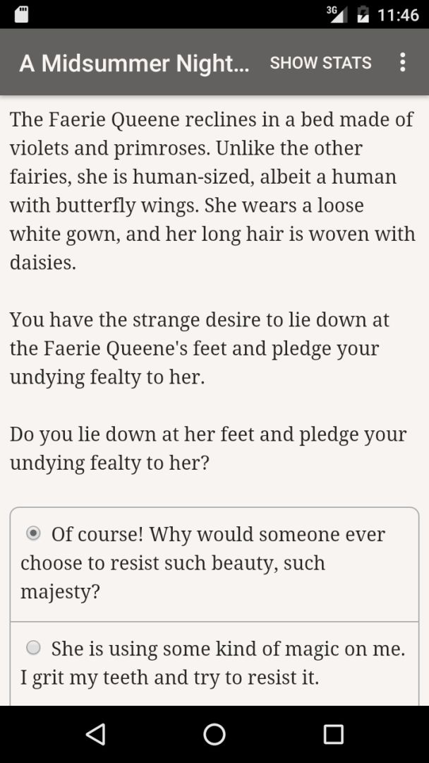 A Midsummer Night's Choice游戏截图