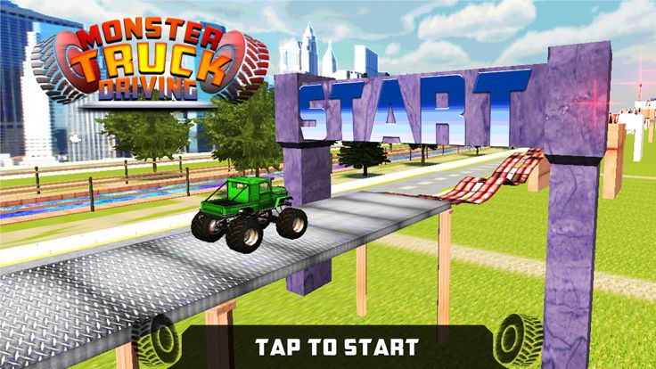 Monster Truck Driving : Extreme Tracks Climb Racing游戏截图
