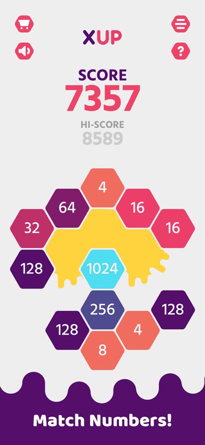 XUP - 2x Number Matching Game游戏截图