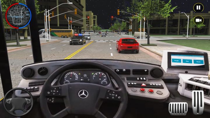 越野真正的巴士驾驶游戏:终极美国教练游戏截图