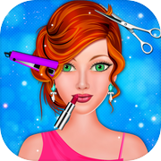 头发 风格 沙龙 头发 切割 - 女孩 游戏