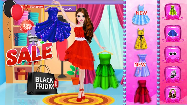 超级商城购物女孩的故事游戏截图