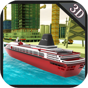 游轮停车模拟器和船航行游戏