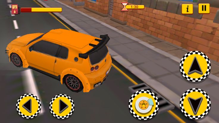 Blocky Taxi Drive Simulator 3D游戏截图