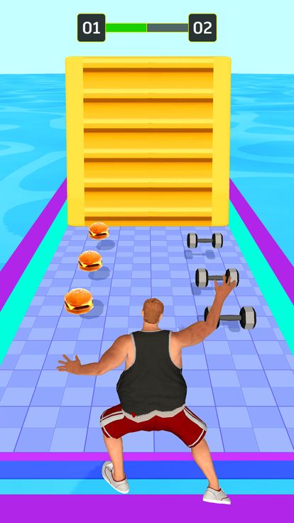 Run & Get Fat or Flex Six Pack游戏截图