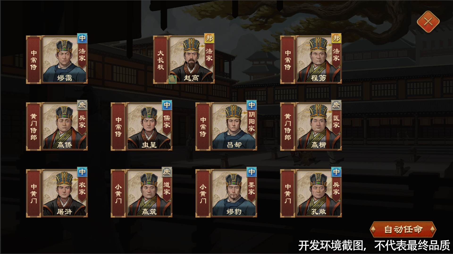 后宫、禁中官职