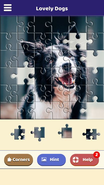 Lovely Dogs Puzzle游戏截图