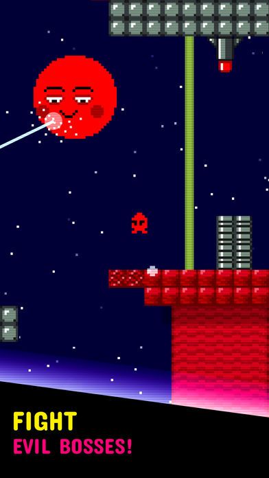 Tiny Alien -  Jump and Shoot!游戏截图