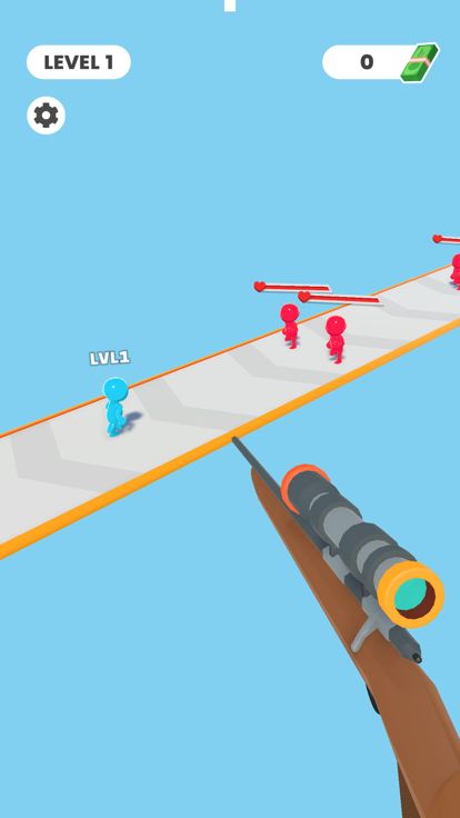 Sniper Run 3D!游戏截图