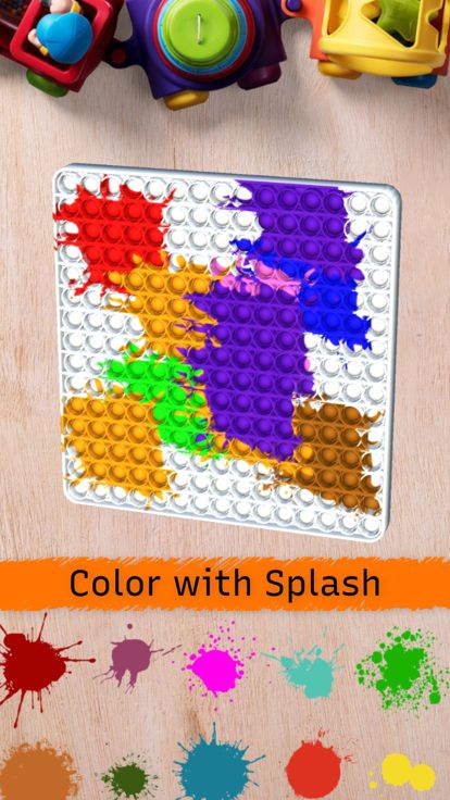 Pop It Fidget Toys 3D Coloring游戏截图