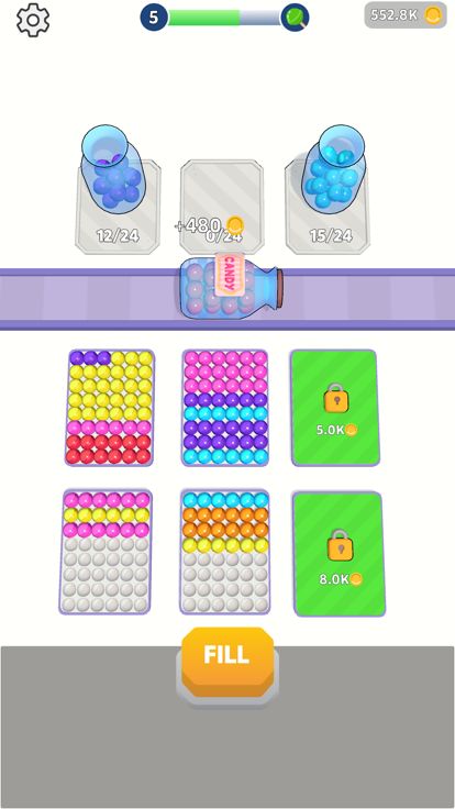 Color Candy Sort游戏截图