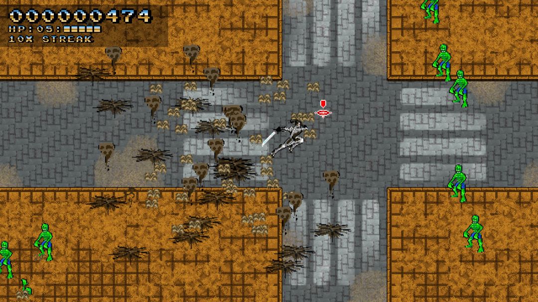 Space Robot Samurai Zombie Slayer游戏截图