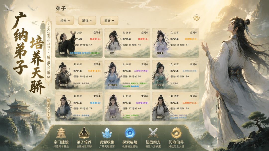 模拟宗门游戏截图