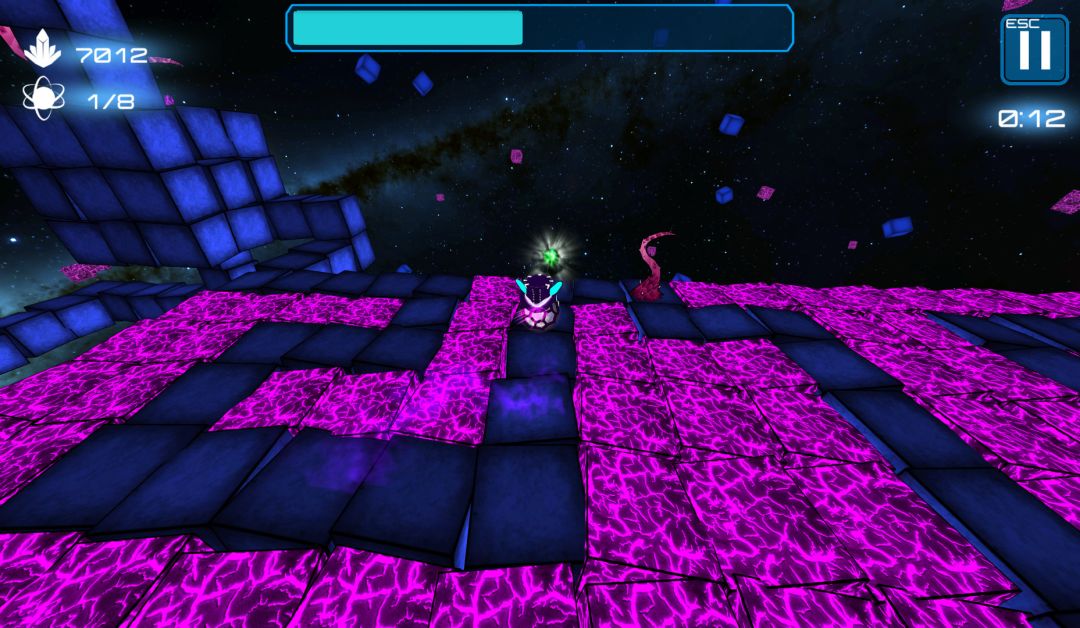 Deep Blue 3D Maze in Space游戏截图