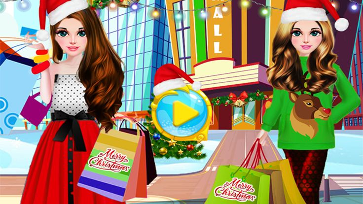 聖誕女孩派對沙龍日游戏截图