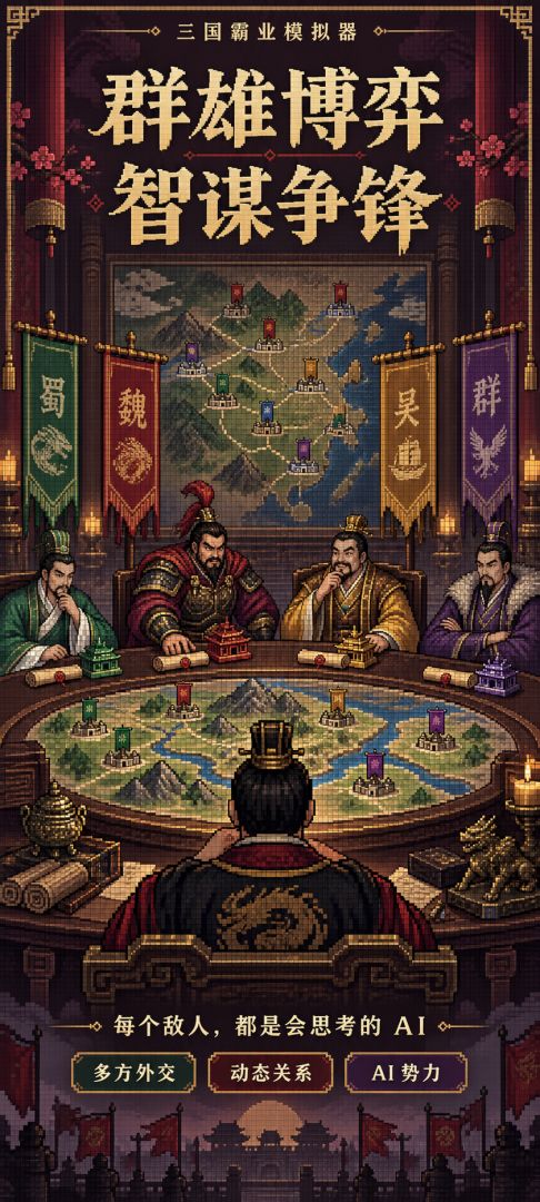 三国霸业模拟器游戏截图