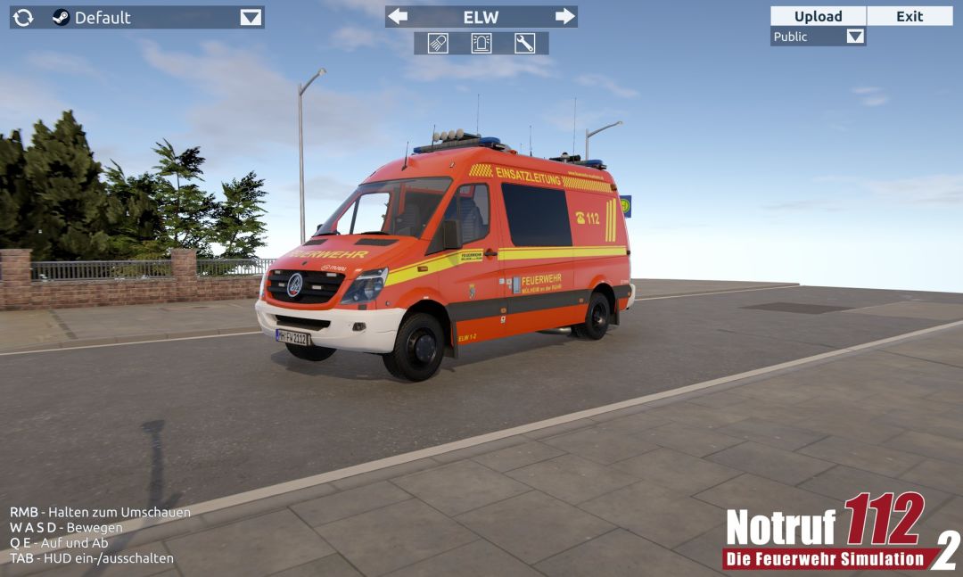Notruf 112 - Die Feuerwehr Simulation 2: Showroom游戏截图