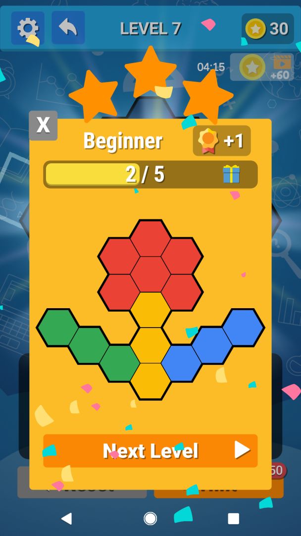 Hexagon Block Puzzle游戏截图