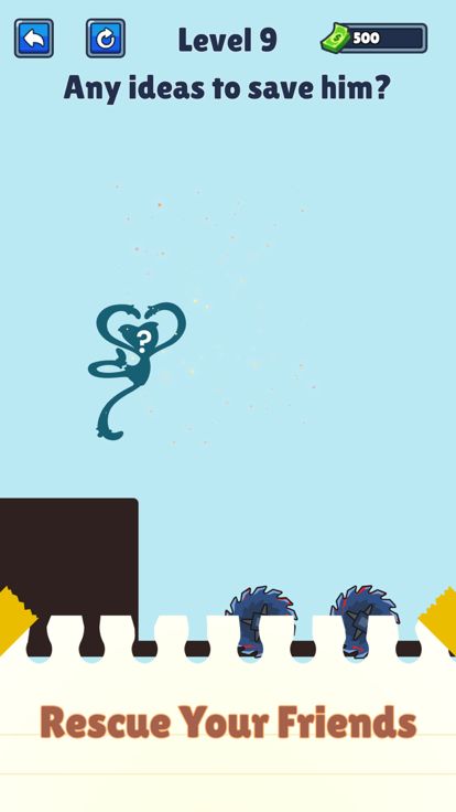 Rescue Friends - Draw To Save游戏截图