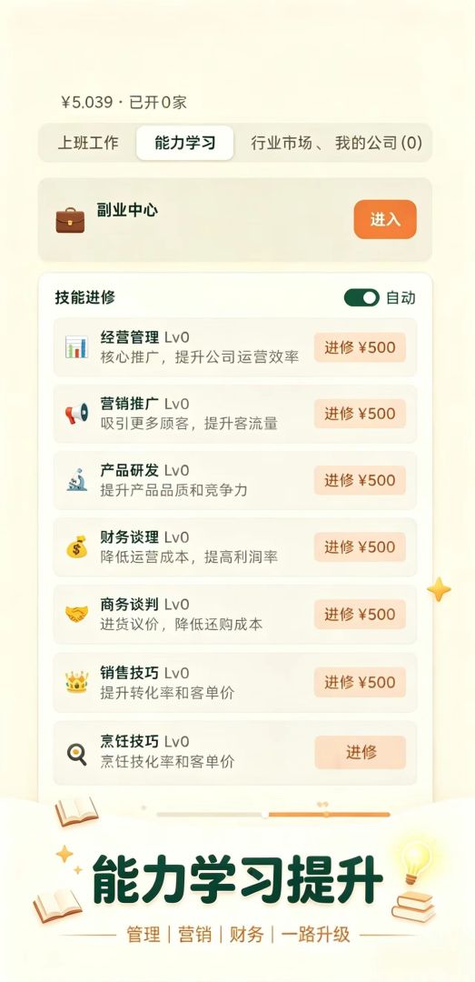 五千元创业游戏截图