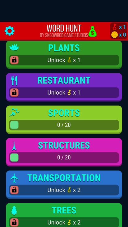 Word Hunt: Word Puzzle Game游戏截图