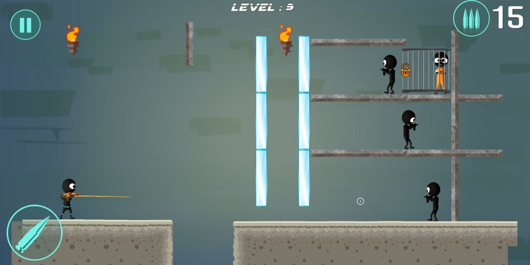 火柴人射手：精英特攻游戏截图