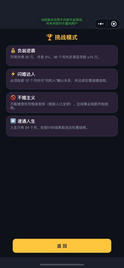 大龄逆袭:先搞钱还是先脱单游戏截图