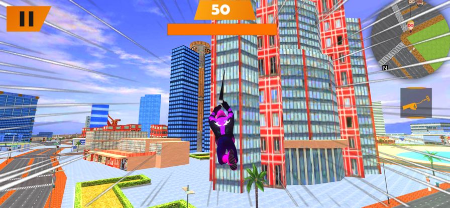 Super Rope Hero - City Rescue游戏截图