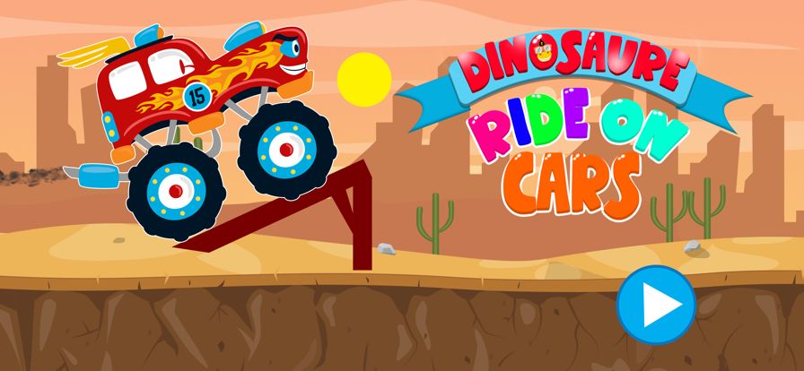 Dinosaur Trucks Ride Car Games游戏截图