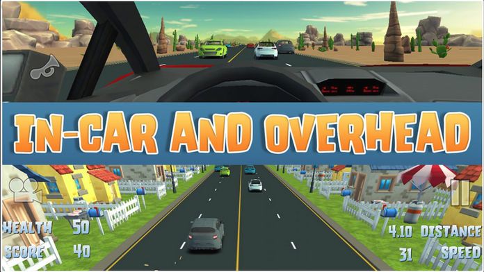 Shuffle Cats Cars - 3D 汽车 种族 自由 游戏 最好 驾驶游戏截图