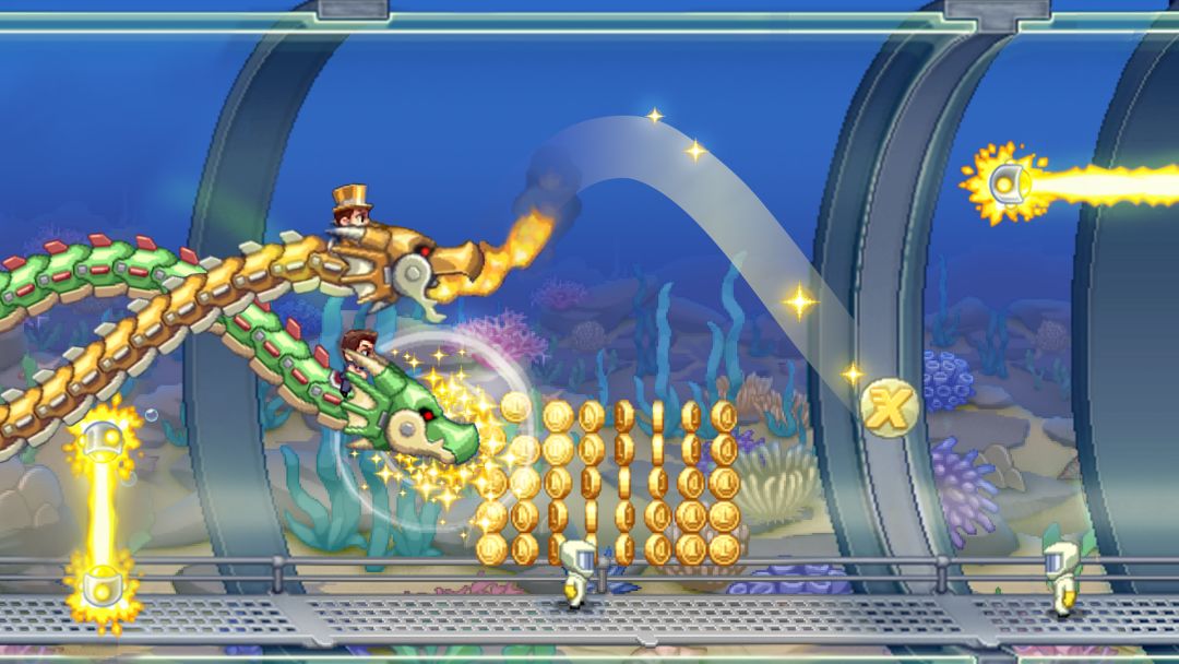 Jetpack Joyride - 疯狂喷气机游戏截图