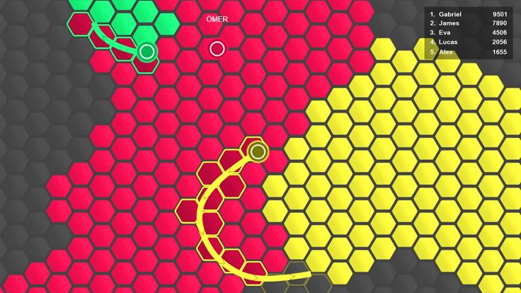 Superhex.io: Hexagons War游戏截图