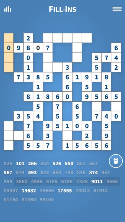 填字游戏 · Fill Ins游戏截图