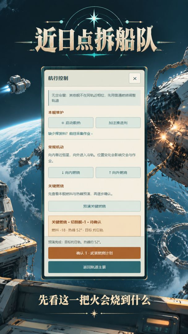 近日点拆船队游戏截图
