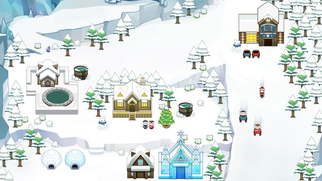 猫咪森林 - 露营地的故事游戏截图