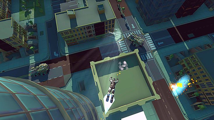 Iron Flying Hero Jet Man City游戏截图