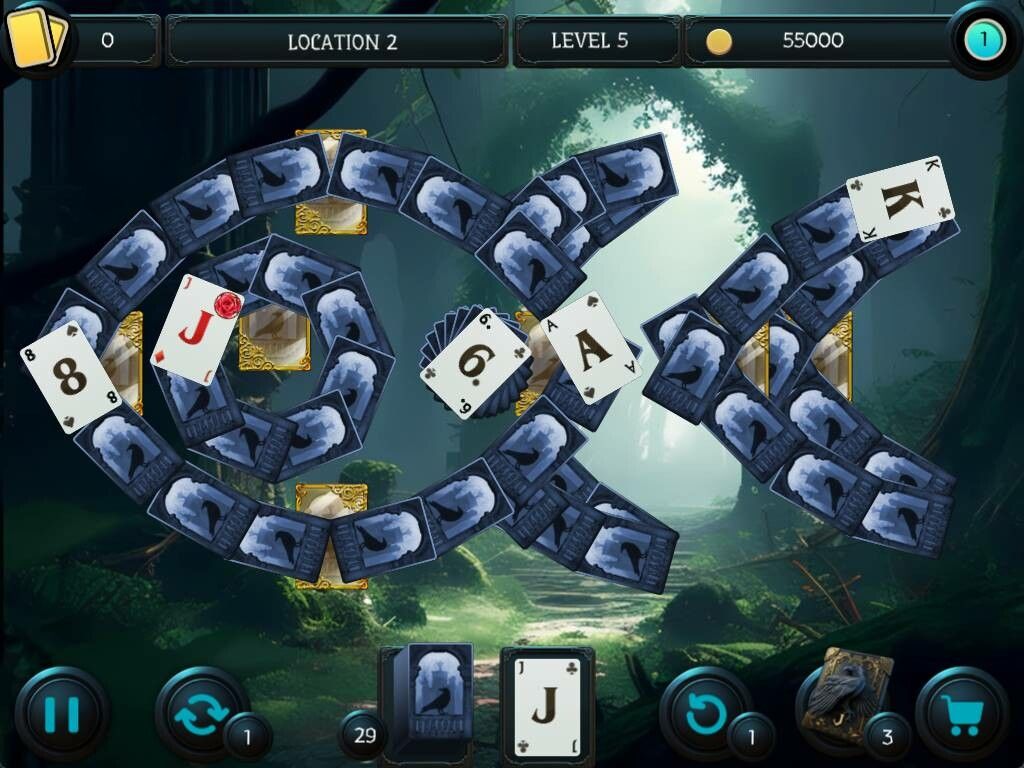 Mystery Solitaire. The Black Raven 4游戏截图