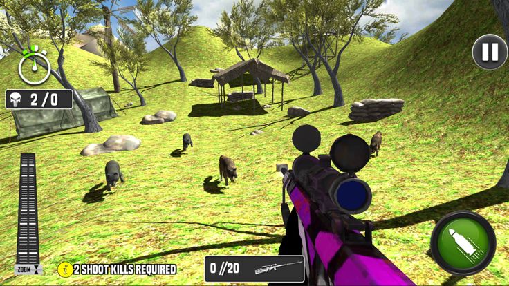 Sniper Shooter 3D :Deer Hunter游戏截图
