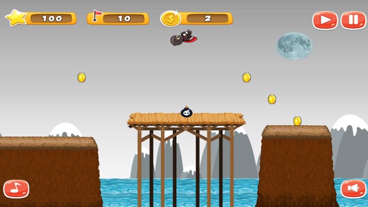 Free Mini Ninja Kids Run游戏截图