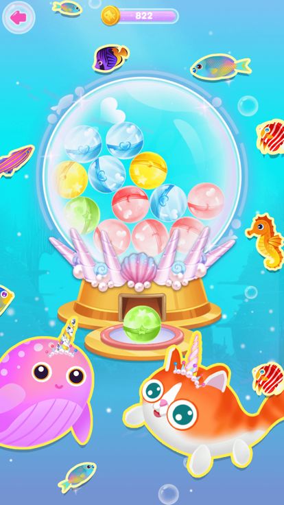 美人鱼公主换装捕鱼游戏游戏截图