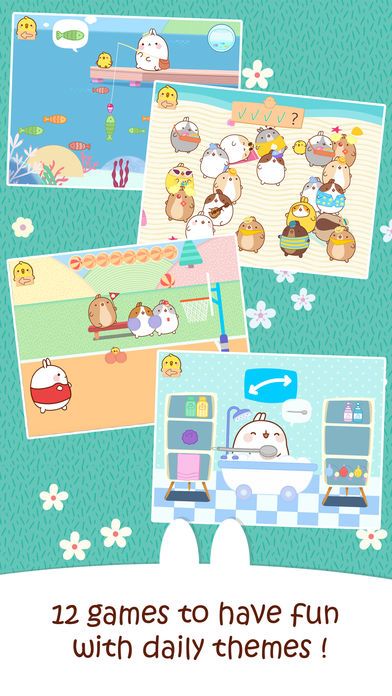 MOLANG: A HAPPY DAY - FUN GAMES FOR TODDLERS游戏截图